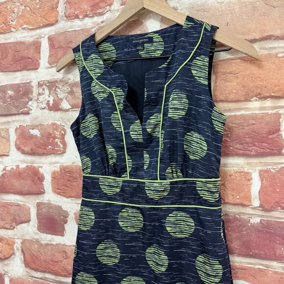 Banana Republic Dress Women's 0 Multicolor Polka Dot Abstract Casual Career Wear - Picture 4 of 8